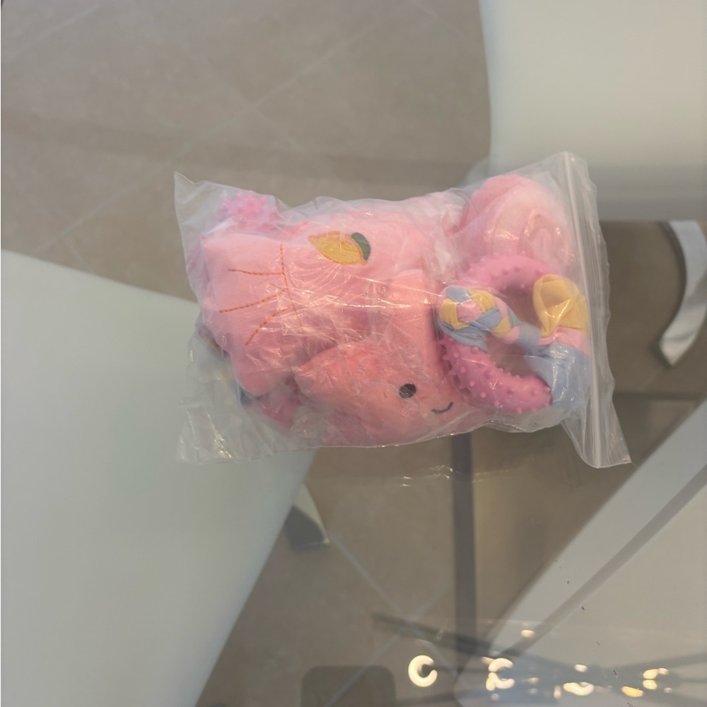 Pink Dog Toy Set. of 6 Brand New Sealed - Picture 2 of 2